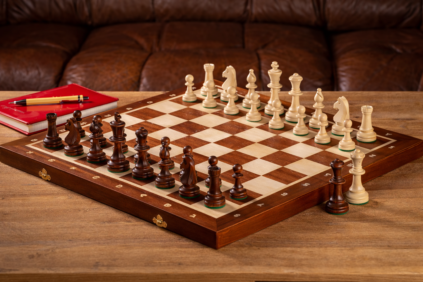 Jeu d’Échecs en Bois – L’Essentiel des Soirées Conviviales